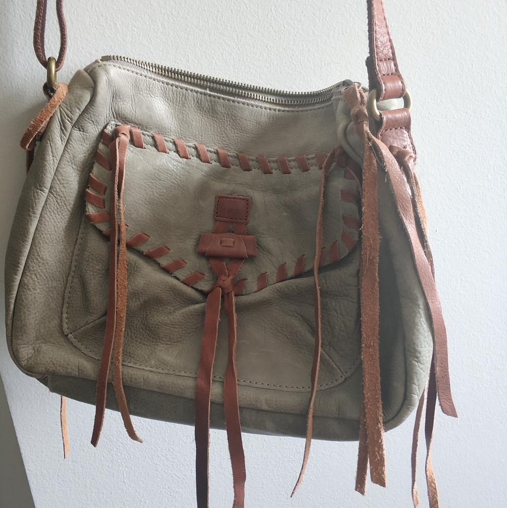 Lucky Brand leather boho purse